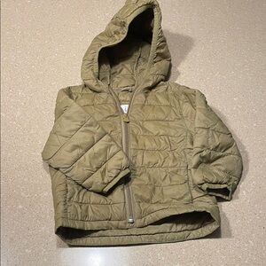 GAP Kids Olive Quilted Jacket
